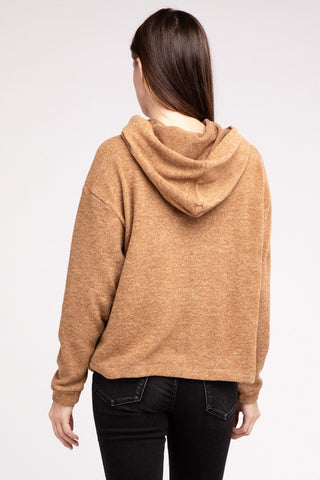 Hooded Brushed Mélange HACCP Sweater