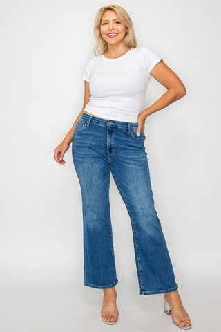 Full Size Cat's Whiskers Mid-Rise Ankle Jeans