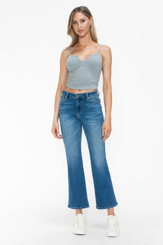 Full Size Cat's Whiskers Mid-Rise Ankle Jeans