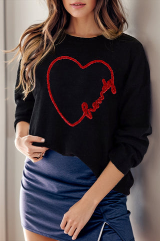 Round Neck Long Sleeve Sweater