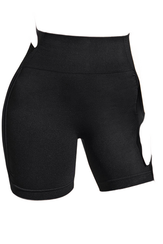 Wide Waistband Sports Shorts