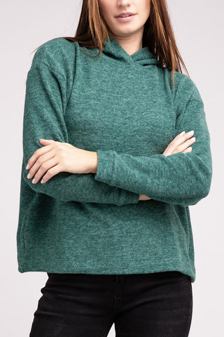 Hooded Brushed Mélange HACCP Sweater