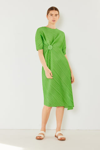 Swim Pleated  Sleeve Dress