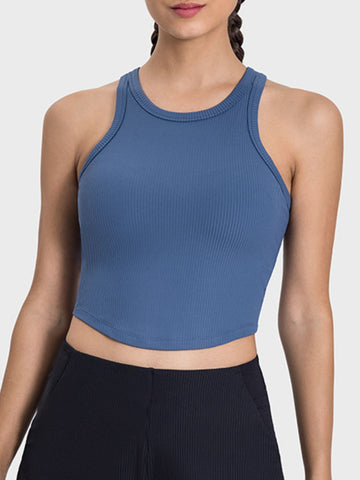 Round Neck Racer back Active Tank