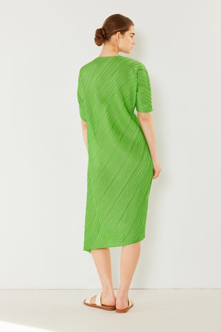 Swim Pleated  Sleeve Dress