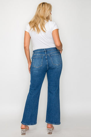 Full Size Cat's Whiskers Mid-Rise Ankle Jeans