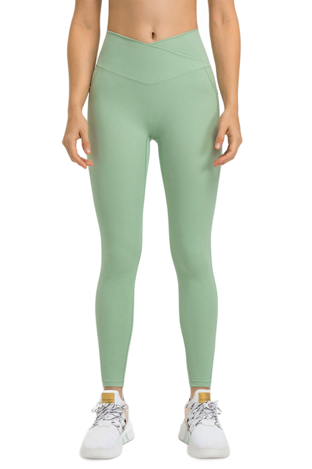 V-Waist Yoga Leggings with Pockets