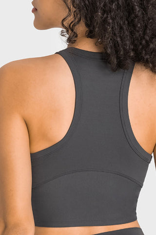 Racer back Cropped Sports Tank