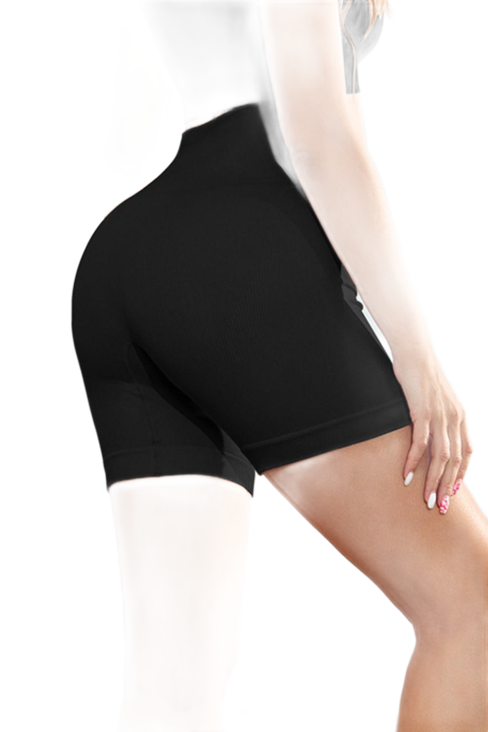 Wide Waistband Sports Shorts