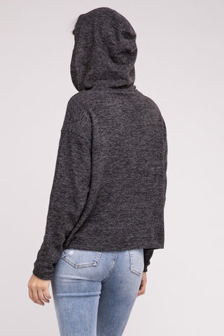 Hooded Brushed Mélange HACCP Sweater