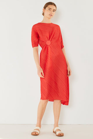 Swim Pleated  Sleeve Dress