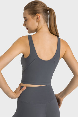 Highly Stretchy Cropped Sports Tank