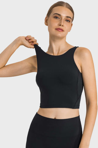 Highly Stretchy Cropped Sports Tank