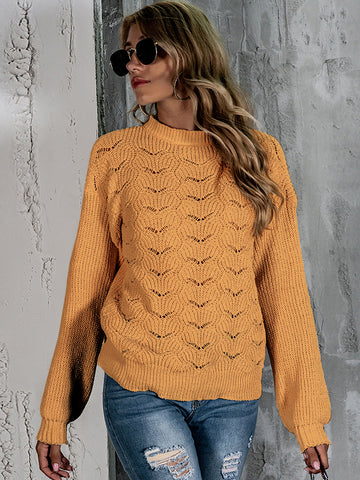 Mock Neck Long Sleeve Sweater