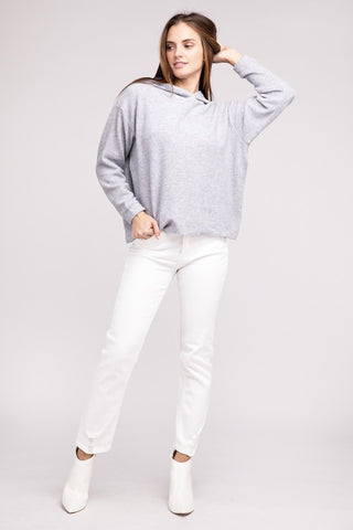 Hooded Brushed Mélange HACCP Sweater