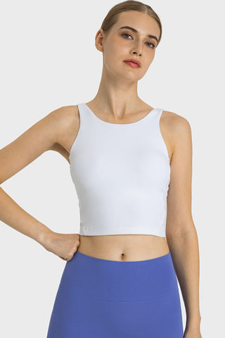 Highly Stretchy Cropped Sports Tank