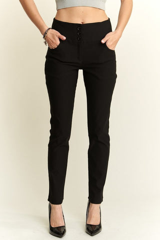 A High Waist Skinny Pants