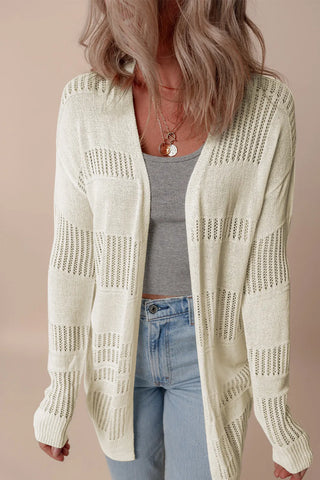 Open Front Long Sleeve Cardigan