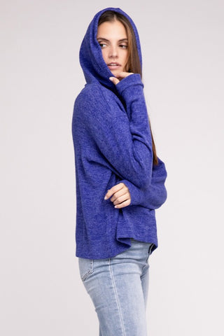 Hooded Brushed Mélange HACCP Sweater