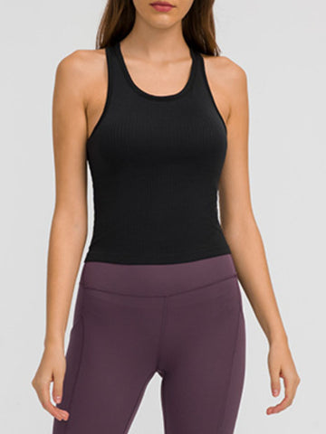 Round Neck Racer back Active Tank