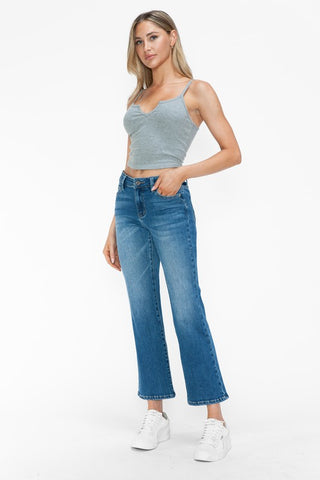 Full Size Cat's Whiskers Mid-Rise Ankle Jeans