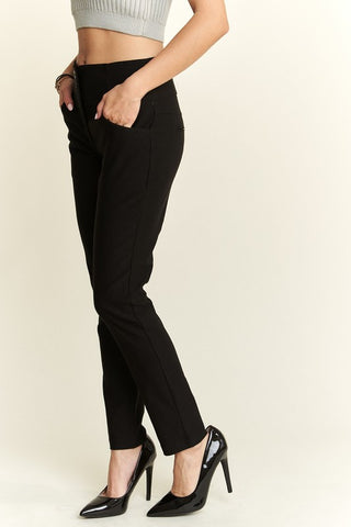 A High Waist Skinny Pants