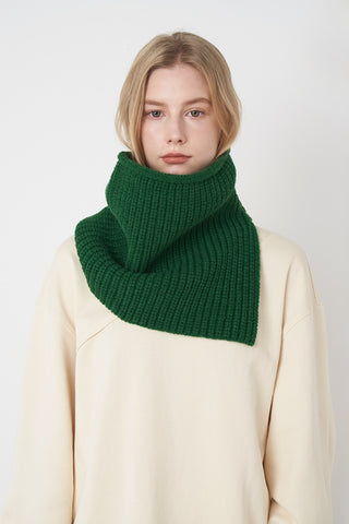 Slit Pullover Knit Scarf