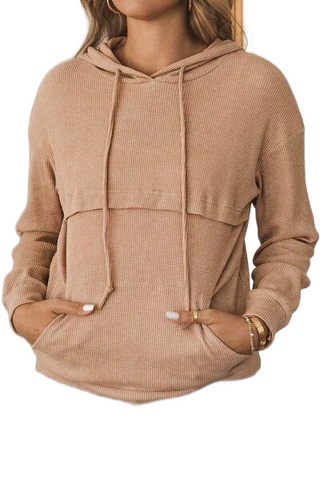 Waffle Knit Hoodie