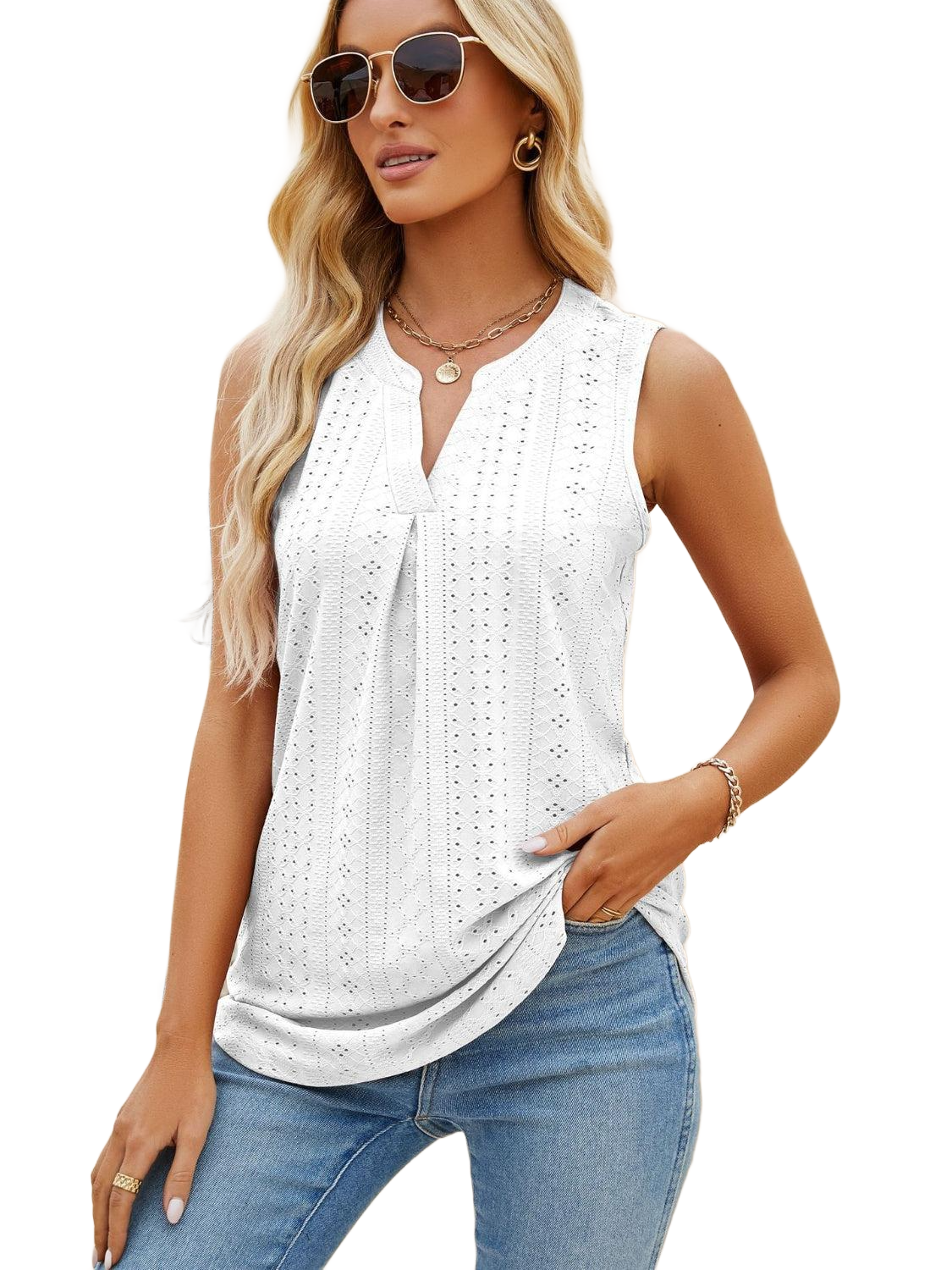 Eyelet Notched Tank