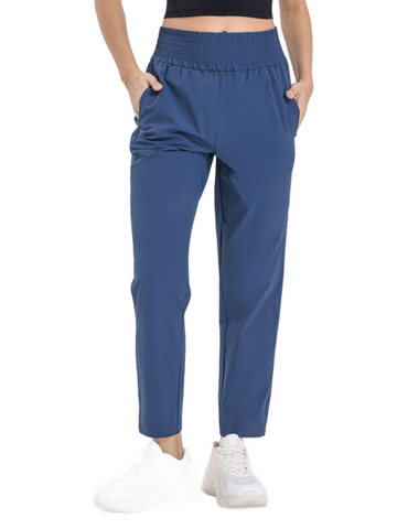 Pocketed High Waist Active Pants