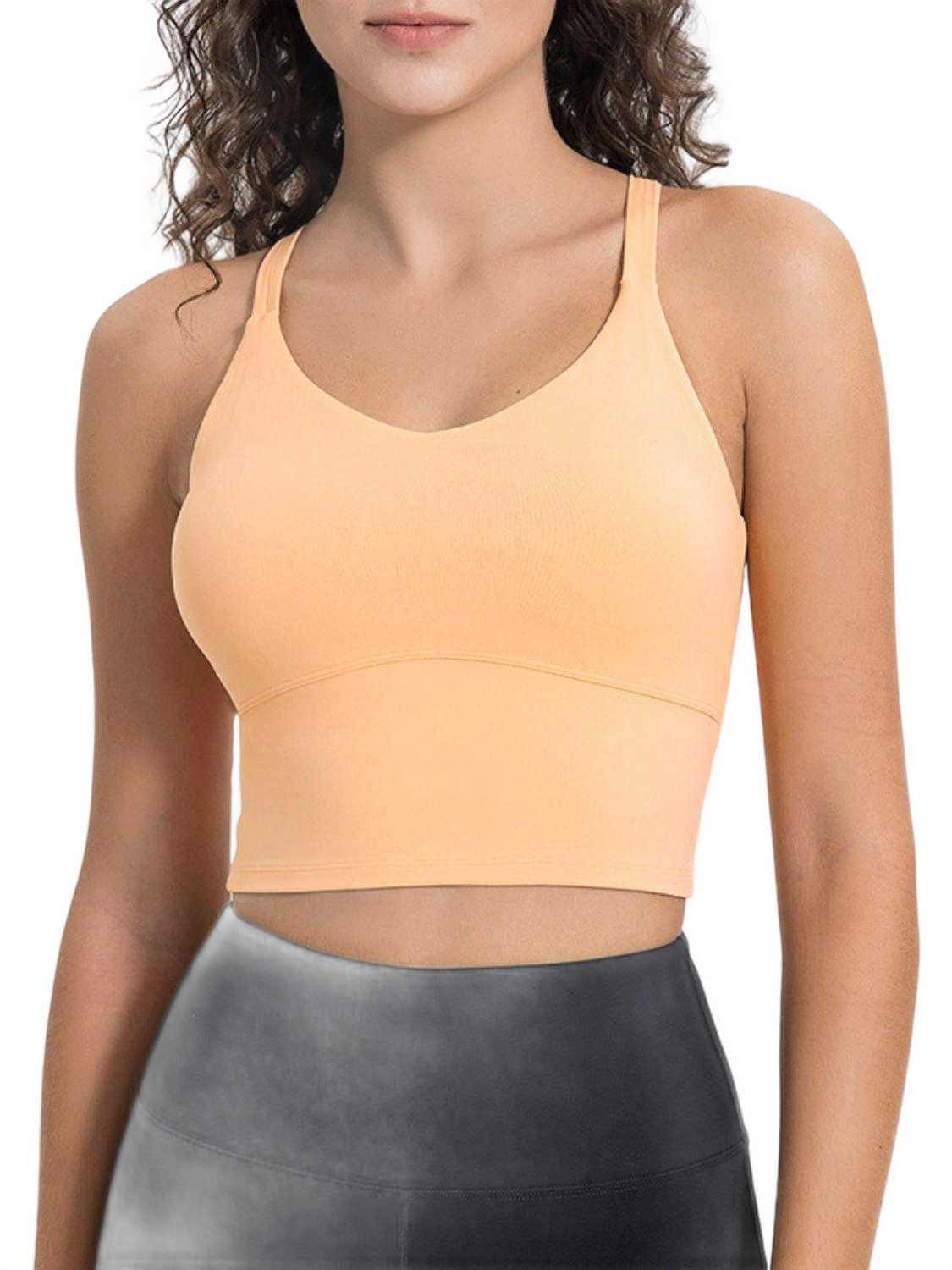 Crisscross Round Neck Active Tank