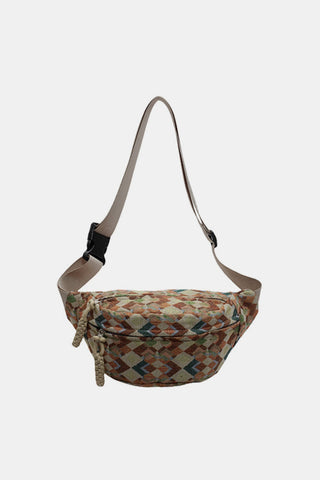 Adjustable Strap Canvas Sling Bag - null - All Female Kind - Trendsi - Hoodies For All Kind - 100700140891766 - 100700140891766