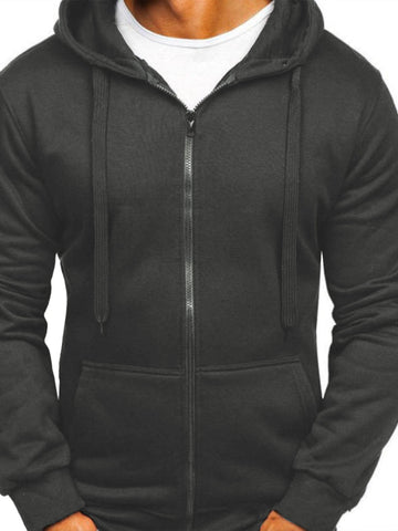 Basic Zip Hoodie - Hoodies For All Kind -  - #tag1# - #tag2# - #tag3# - #tag4# - Basic Zip Hoodie Hoodies For All Kind