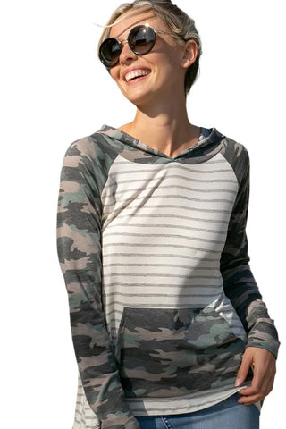 CAMOUFLAGE MIXED SWEATSHIRTS - CAMOUFLAGE MIXED SWEATSHIRTS - Hoodies For All Kind -  -  - e Luna - Hoodies For All Kind - 2000002189344 - null