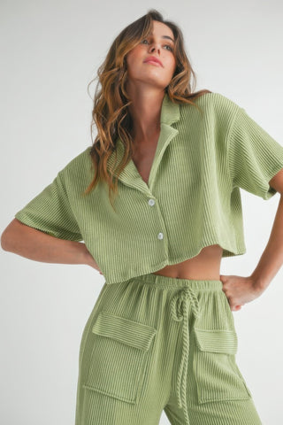 Button Up 2-Piece Set