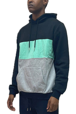 COLOR BLOCK PULLOVER HOODIE - COLOR BLOCK PULLOVER HOODIE - Hoodies For All Kind -  -  - WEIV - Hoodies For All Kind - 2000000553843 - null