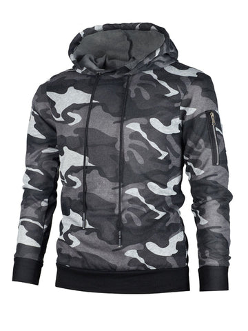 Camo Pocket Hoodie - Hoodies For All Kind -  - #tag1# - #tag2# - #tag3# - #tag4# - Camo Pocket Hoodie Hoodies For All Kind