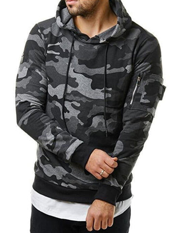 Camo Pocket Hoodie - Hoodies For All Kind -  - #tag1# - #tag2# - #tag3# - #tag4# - Camo Pocket Hoodie Hoodies For All Kind