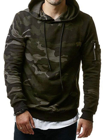 Camo Pocket Hoodie - Hoodies For All Kind -  - #tag1# - #tag2# - #tag3# - #tag4# - Camo Pocket Hoodie Hoodies For All Kind