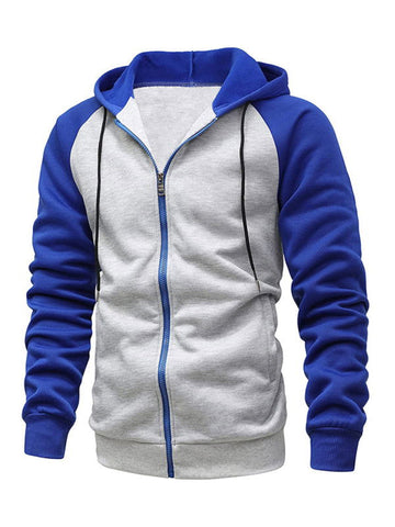 Contrast Zip Fleece - Hoodies For All Kind -  - #tag1# - #tag2# - #tag3# - #tag4# - Contrast Zip Fleece Hoodies For All Kind