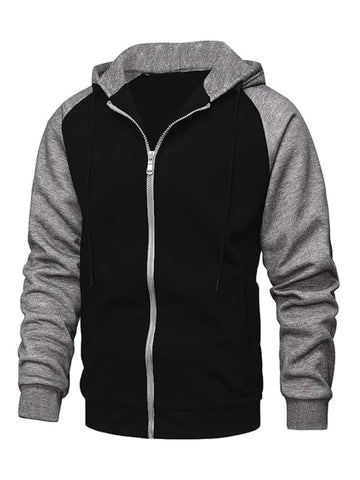 Contrast Zip Fleece - Hoodies For All Kind -  - #tag1# - #tag2# - #tag3# - #tag4# - Contrast Zip Fleece Hoodies For All Kind