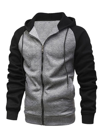 Contrast Zip Fleece - Hoodies For All Kind -  - #tag1# - #tag2# - #tag3# - #tag4# - Contrast Zip Fleece Hoodies For All Kind