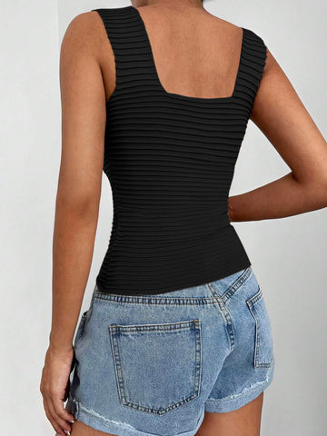 Square Neck Wide Strap Tank - Square Neck Wide Strap Tank - Hoodies For All Kind -  - All Female Kind - Trendsi - Hoodies For All Kind - 100100355501838 - 100100355501838