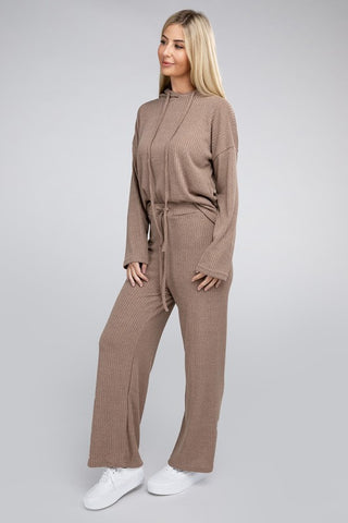 Textured Top and Pants Set - Textured Top and Pants Set - Hoodies For All Kind -  -  - Nuvi Apparel - Hoodies For All Kind - 1000001822641 - null