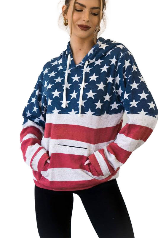 USA Flag Tailgate Hoodie