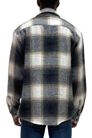 Men Flannel Shirt Jacket Shacked