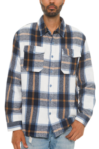 Men Checkered Soft Flannel Shacked