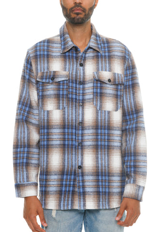 Men Checkered Soft Flannel Shacked