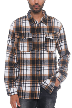 Men Checkered Soft Flannel Shacked