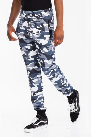 Men Solid Feathered Jogger